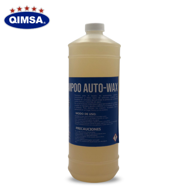 Auto Wax shampoo con cera de carnauba p/autos