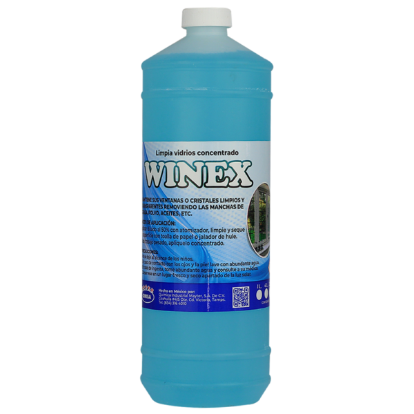 Winex limpia vidrios azul